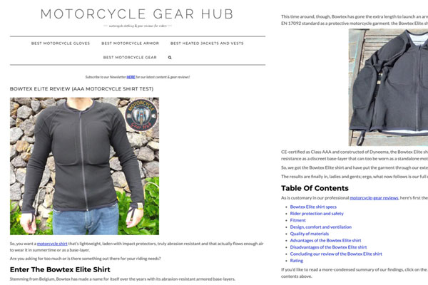 Couverture magazine motorcycle gear hub