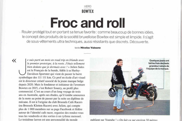 Couverture magazine Moto heroes