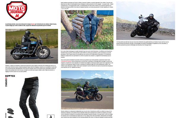 Couverture magazine motojournal.be
